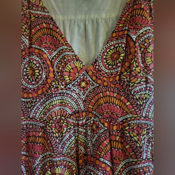 GAp Boho Colorful Patterned Sleeveless Dress - Picture 2 of 7